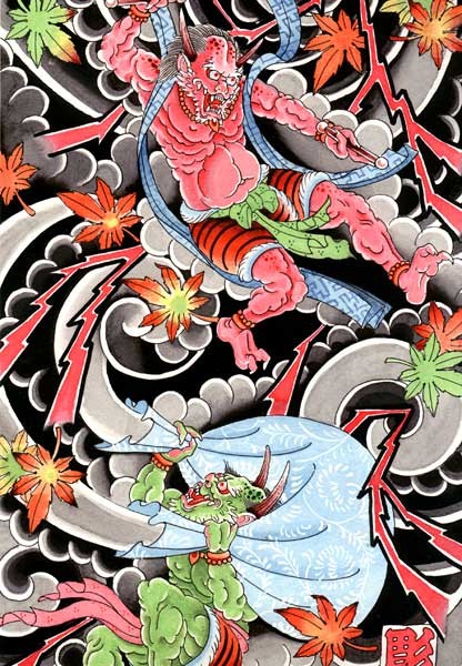 70 Fujin Tattoos Meanings Tattoo Designs  More